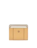 Kleine Damengeldbörse Piquadro Circle, gelb-beige
