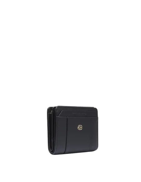 Piquadro Circle small ladies' wallet, black