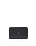 Piquadro Circle women's medium leather zipped wallet, black
