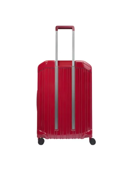 Piquadro PQ-LightS3 mittelgroßer erweiterbarer Trolley, rot2