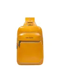 Piquadro Blue Square Umhängetasche/Rucksack, gelb