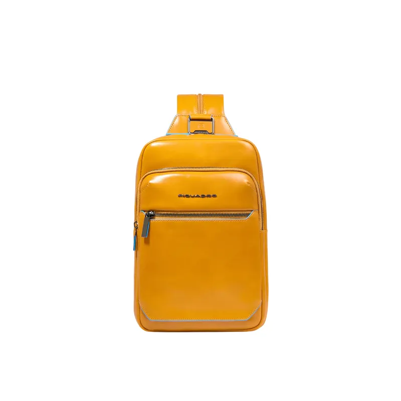Piquadro Blue Square Umhängetasche/Rucksack, gelb