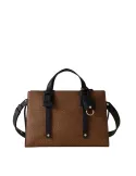 Borbonese Déjeuner handbag, op natural-black