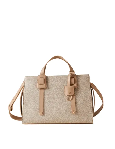 Borbonese Déjeuner handbag, sand