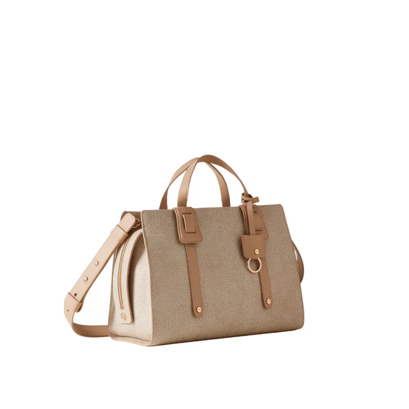Borbonese Déjeuner Handtasche, sand 2