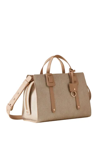 Borbonese Déjeuner Handtasche, sand