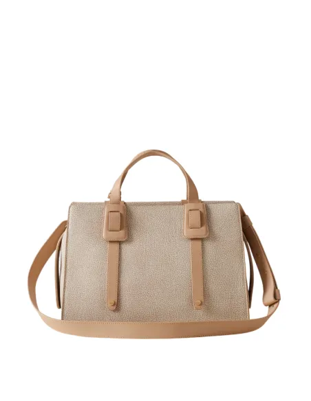 Borbonese Déjeuner Handtasche, sand