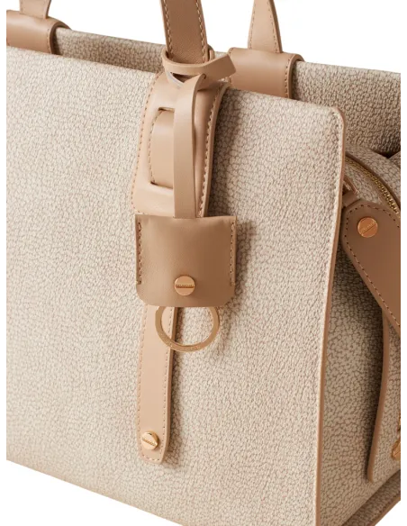 Borbonese Déjeuner Handtasche, sand