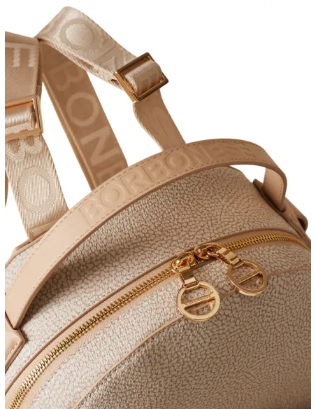 Borbonese Déjeuner women's backpack, sand