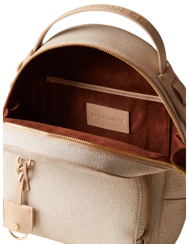 Borbonese Déjeuner Damen-Rucksack, sand