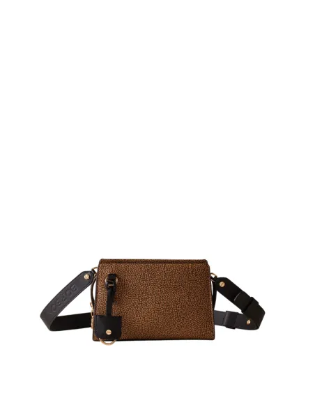 Borbonese Déjeuner crossbody bag, op natural-black