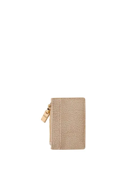 Borbonese coin and credit card holder, sand