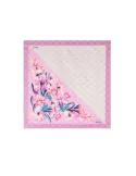 Geblümter Schal mit Liu Jo Logo, rosa