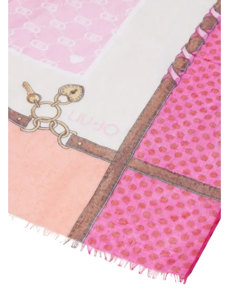 Liu Jo stole, pink berry