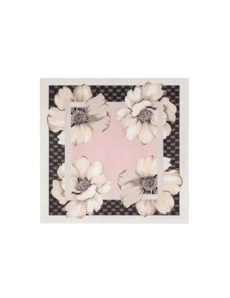 Foulard Maxi Flower Liu Jo, nero