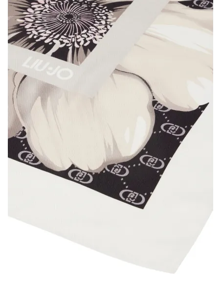 Foulard Maxi Flower Liu Jo, nero
