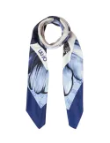 Foulard Maxi Flower Liu Jo, sodalite blue