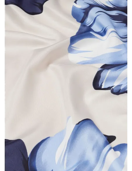 Liu Jo Maxi Flower scarf, sodalite blue