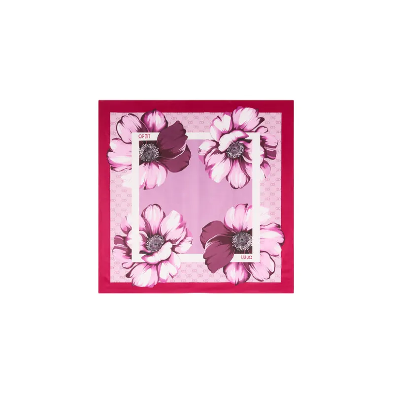 Foulard Maxi Flower Liu Jo, sangria 2