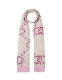 Liu Jo Stola mit Logo und geometrischen Motiven, bright candy