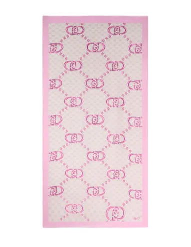 Liu Jo stole with logo and geometric...