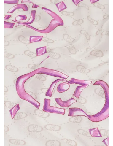 Liu Jo stole with logo and geometric...