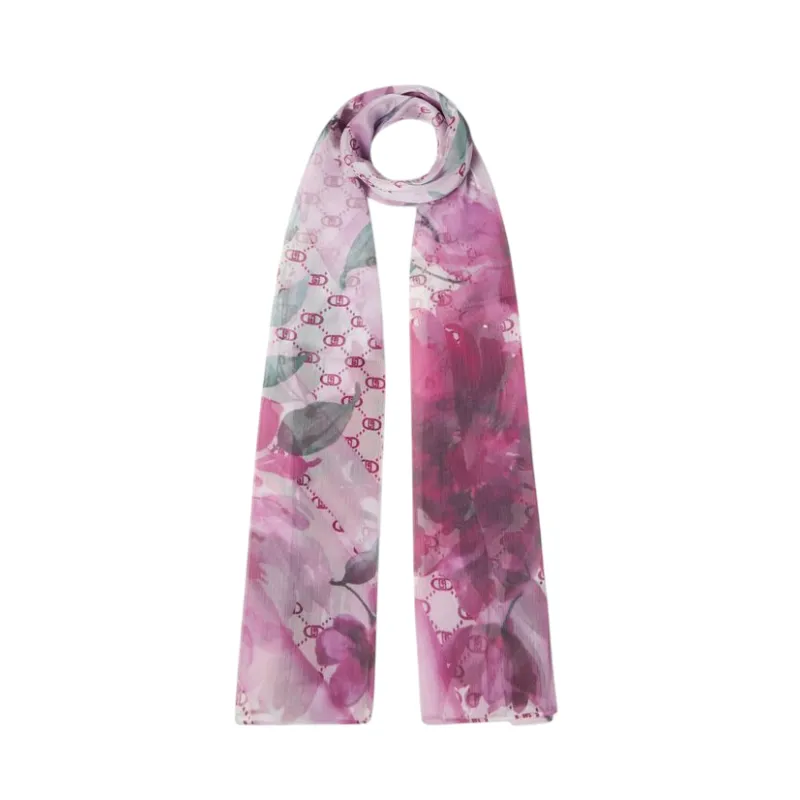 Liu Jo Stola mit Logo, sangria