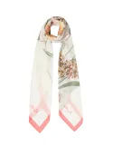 Foulard Liu Jo Garden, cloudy coral