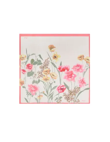 Weißer Liu Jo-Schal mit Blumen