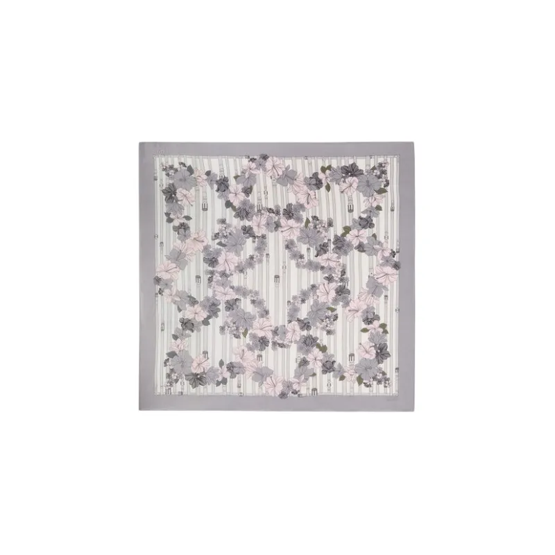 Liu Jo scarf with floral design, black 2