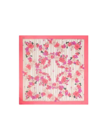 Liu Jo scarf with floral design, glam...