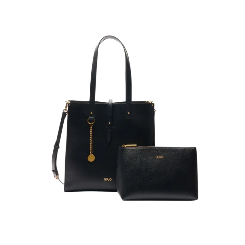 Liu Jo medium vertical shopping bag, black