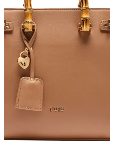 Borsa con manici effetto bamboo Liu...