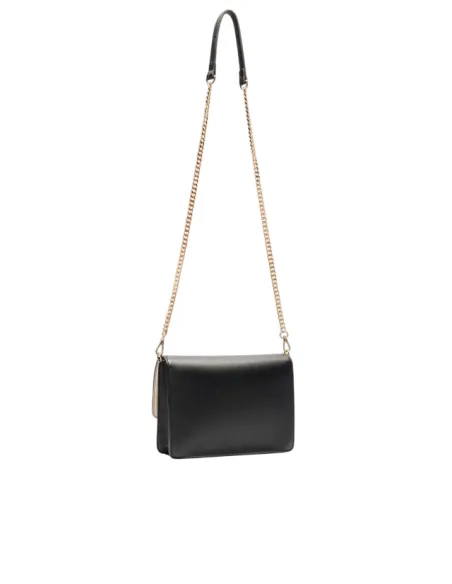 Borsa a tracolla con patta Liu Jo, nera