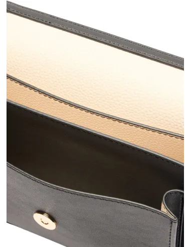 Borsa a tracolla con patta Liu Jo, nera