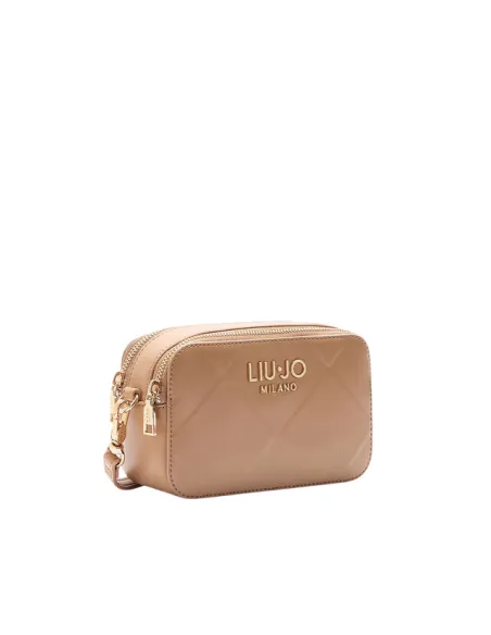 Liu Jo cross-body bag with two compartments, camel