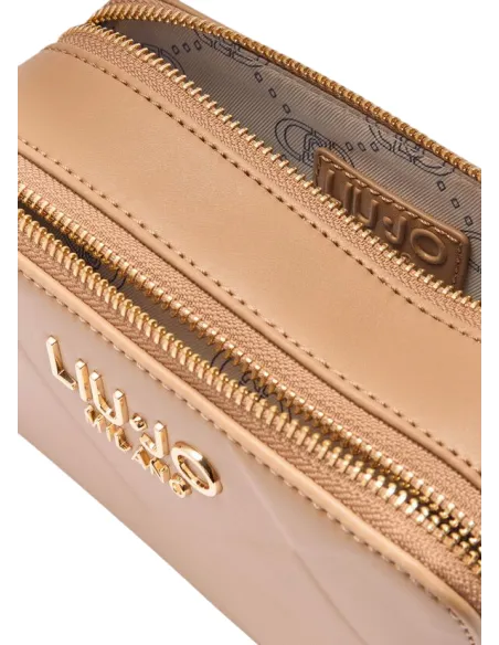 Tracollina Liu Jo con due zip, cammello