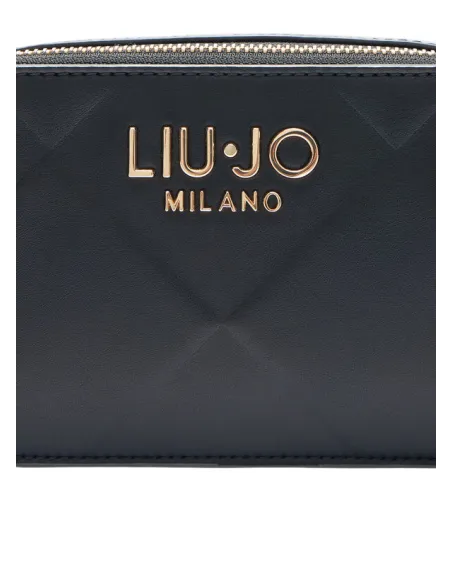 Liu Jo Umhängetasche mit zwei Fächern, schwarz