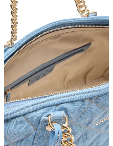 Shopping bag matelassé Liu Jo, denim