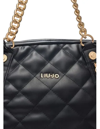 Liu Jo quilted shopping bag, black
