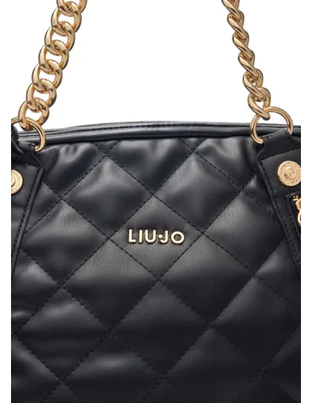 Liu Jo quilted shopping bag, black