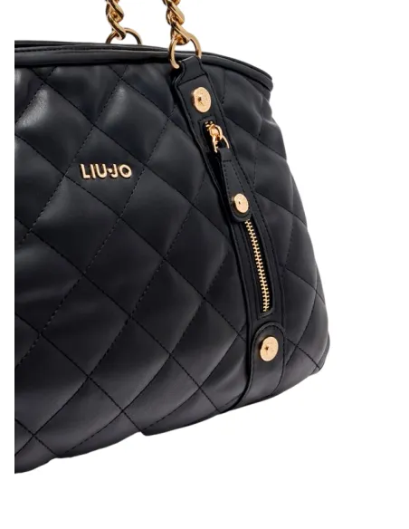 Liu Jo quilted shopping bag, black