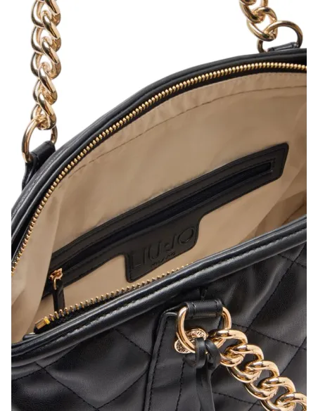 Liu Jo quilted shopping bag, black
