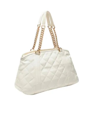 Liu Jo quilted shopping bag, cream