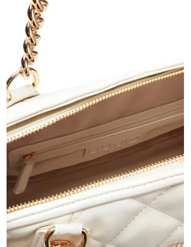 Borsa Liu Jo trapuntata, crema