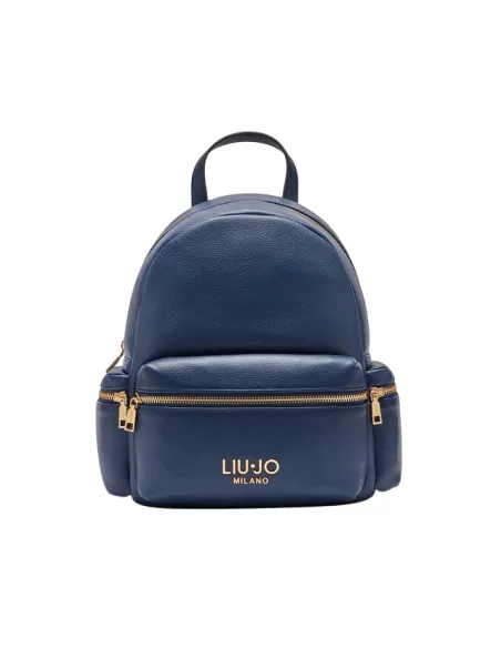 Liu Jo backpack with external pockets, blue