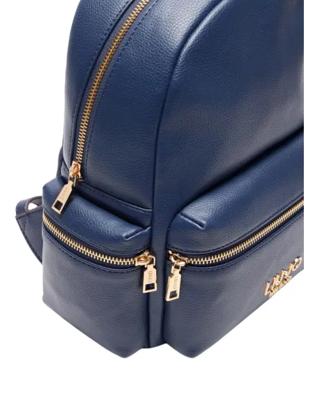 Liu Jo backpack with external pockets, blue