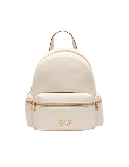 Zainetto Liu Jo con tasche esterne, crema