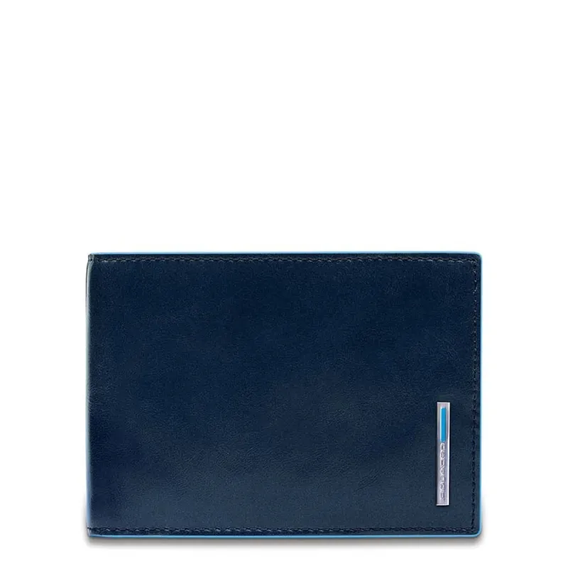 Piquadro Blue Square Men's wallet with coin case and... 2