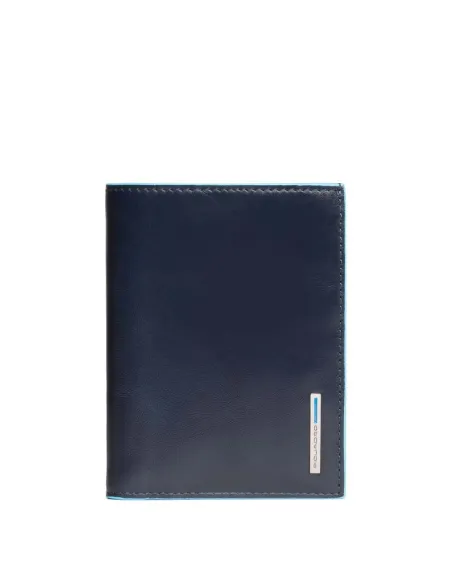 Portafogli verticale Piquadro Blue Square blu PU1393B2